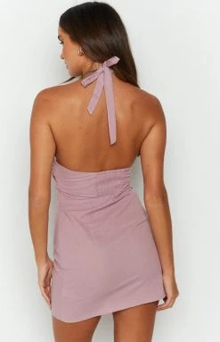BB Exclusive Levi Mauve Mini Dress