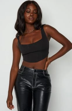 BB Exclusive Liana Black Corset Top 9 BB Exclusive Liana Black Corset Top