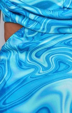 Beginning Boutique Dresses Liberty Blue Maxi Dress