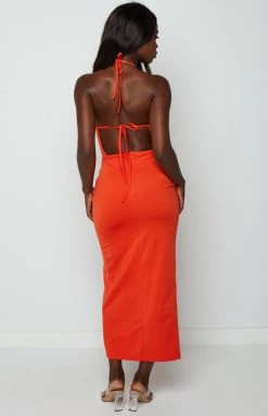 BB Exclusive Lifelong Red Midi Dress Dresses