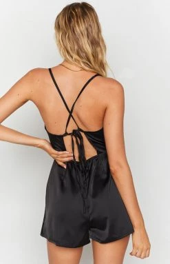 BB Exclusive Extended Sizes Lilian Playsuit Black 13 BB Exclusive Extended Sizes Lilian Playsuit Black