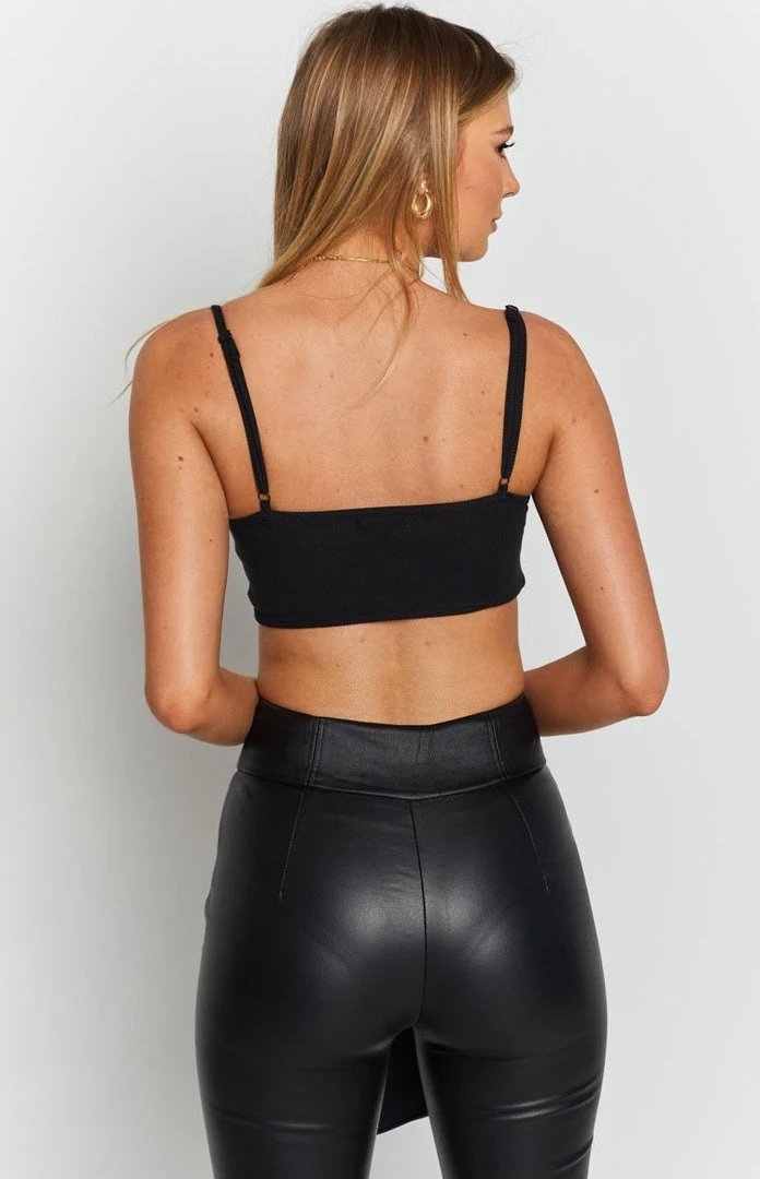 Beginning Boutique Lille Side Cut Out Knit Bodysuit Black 10 Beginning Boutique Lille Side Cut Out Knit Bodysuit Black