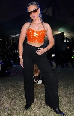 Lioness Miami Vice Denim Black Pants