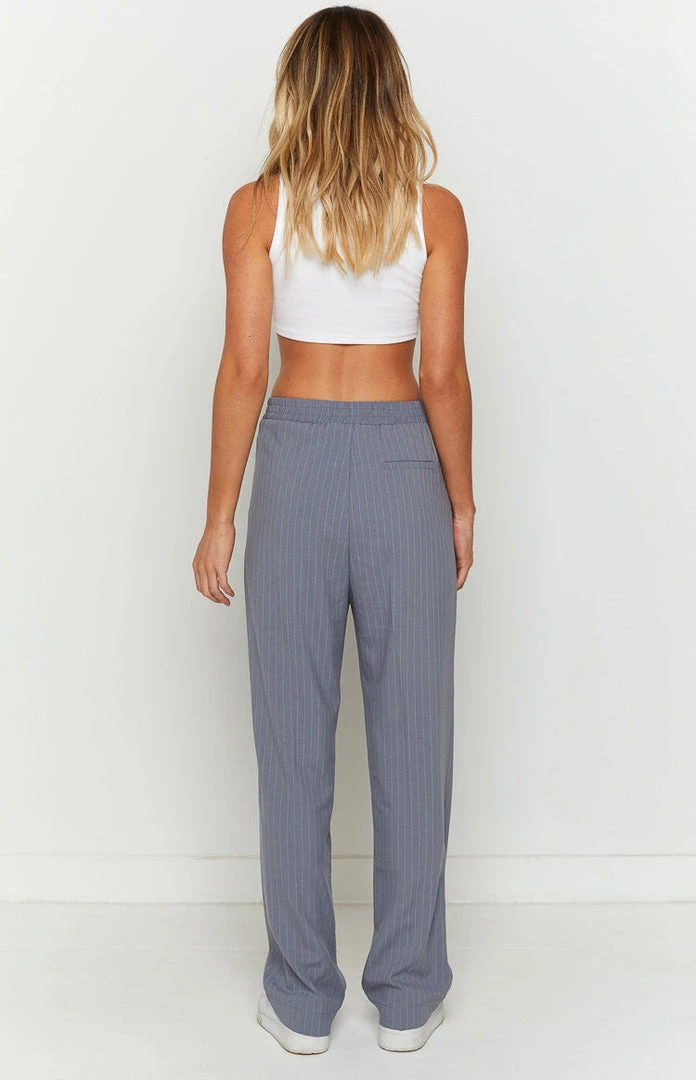 Lioness Agyness Slate Pinstripe Pant New 5 Lioness Agyness Slate Pinstripe Pant New
