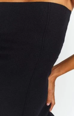 Lioness Anderson Black Strapless Top