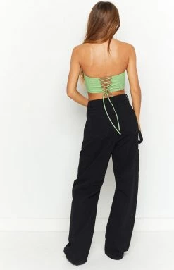 Lioness Miami Vice Denim Black Pants