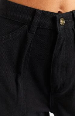 Lioness Miami Vice Denim Black Pants