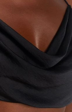 Lioness Born To Be Wild Crop Top Black Tops