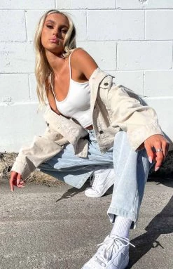 Lioness Giselle Cream Corduroy Jacket