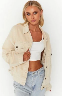 Lioness Giselle Cream Corduroy Jacket
