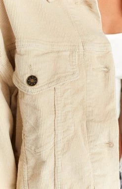 Lioness Giselle Cream Corduroy Jacket