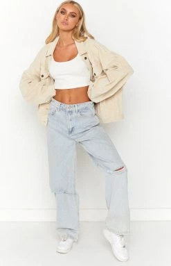 Lioness Giselle Cream Corduroy Jacket