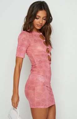 Lioness Hysteria Mesh Dress Pink 10 Lioness Hysteria Mesh Dress Pink