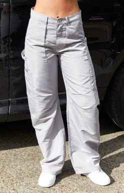 Lioness Miami Vice Grey Swish Pants New