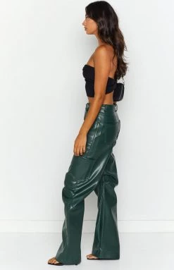 Lioness Miami Vice Moss PU Pants New 13 Lioness Miami Vice Moss PU Pants New