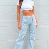 Lioness Miami Vice Denim Blue Pants Bottoms