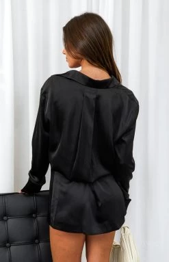 New Lioness Mirror Image Black Mini Dress