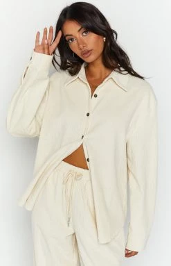 Lioness Nikita Cream Cord Shirt