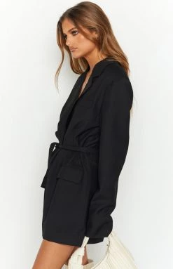 Lioness Olympia Black Blazer Dress