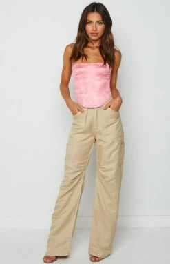 Lioness Purple Rain Corset Pink Tops 10 Lioness Purple Rain Corset Pink Tops