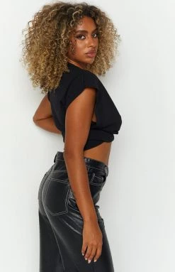 Tops Lioness Stone Cold Black Knit 10 Tops Lioness Stone Cold Black Knit