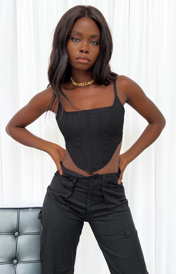 Lioness Tanis Corset Black Tops 1 Lioness Tanis Corset Black Tops