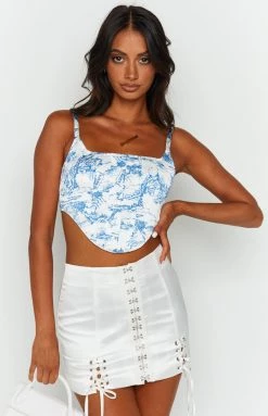 Lioness Tanis Corset Blue Porcelain