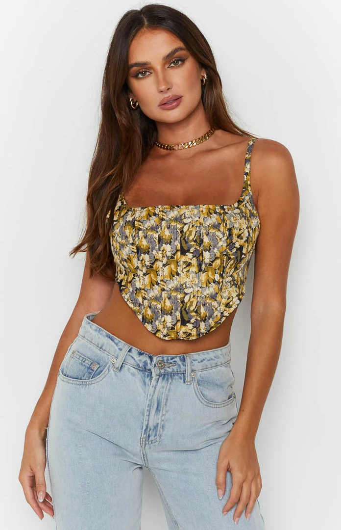 Tops Lioness Tanis 90s Brocade Corset 3 Tops Lioness Tanis 90s Brocade Corset