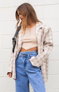 Lioness Wyoming Beige Blazer