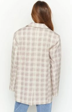 Lioness Wyoming Beige Blazer