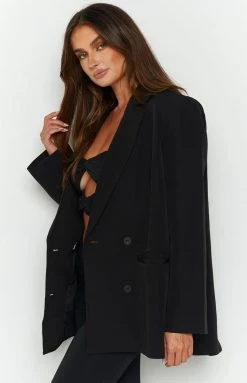 Lioness Wyoming Black Blazer Cocktail Dresses