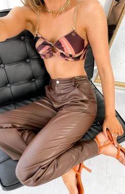 BB Exclusive Listen Out Festival Top Brown Tops