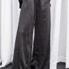 Beginning Boutique Bottoms Livia Black Satin Pants