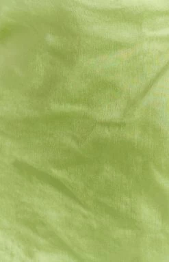 Beginning Boutique Livia Green Satin Shirt