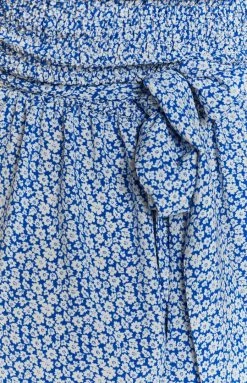 Beginning Boutique Lorna Cross Front Mini Dress Blue Dresses