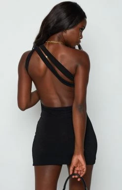 BB Exclusive Lost Love Black Mini Dress Dresses