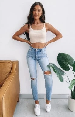 Beginning Boutique Tops Love Like This Knit Top Beige