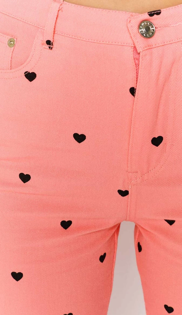 Beginning Boutique Love Struck Pants Pink Bottoms 8 Beginning Boutique Love Struck Pants Pink Bottoms