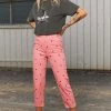 Beginning Boutique Love Struck Pants Pink Bottoms