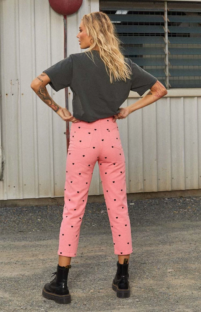 Beginning Boutique Love Struck Pants Pink Bottoms 9 Beginning Boutique Love Struck Pants Pink Bottoms