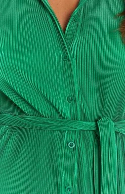 Beginning Boutique Dresses Lua Green Plisse Mini Dress 12 Beginning Boutique Dresses Lua Green Plisse Mini Dress