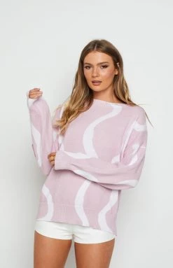 BB Exclusive Lucida Pink Swirl Knit Jumper 9 BB Exclusive Lucida Pink Swirl Knit Jumper