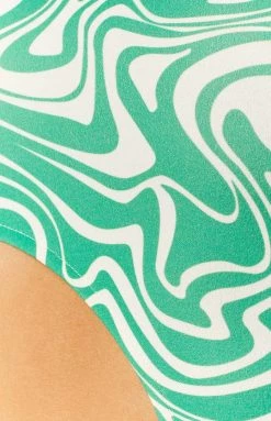 BB Exclusive Lulu Green Print Maxi Dress