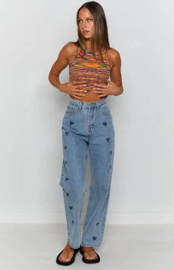 Beginning Boutique Chicago Tank Neon Rainbow Tops 10 Beginning Boutique Chicago Tank Neon Rainbow Tops