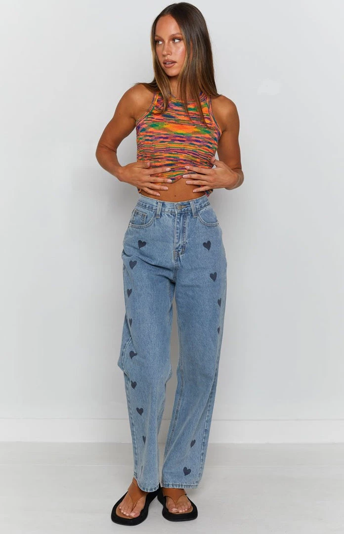 Beginning Boutique Chicago Tank Neon Rainbow Tops 3 Beginning Boutique Chicago Tank Neon Rainbow Tops