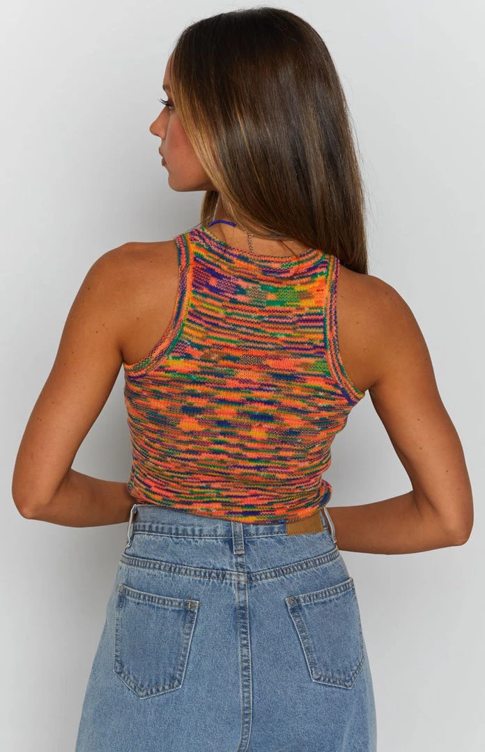 Beginning Boutique Chicago Tank Neon Rainbow Tops 6 Beginning Boutique Chicago Tank Neon Rainbow Tops