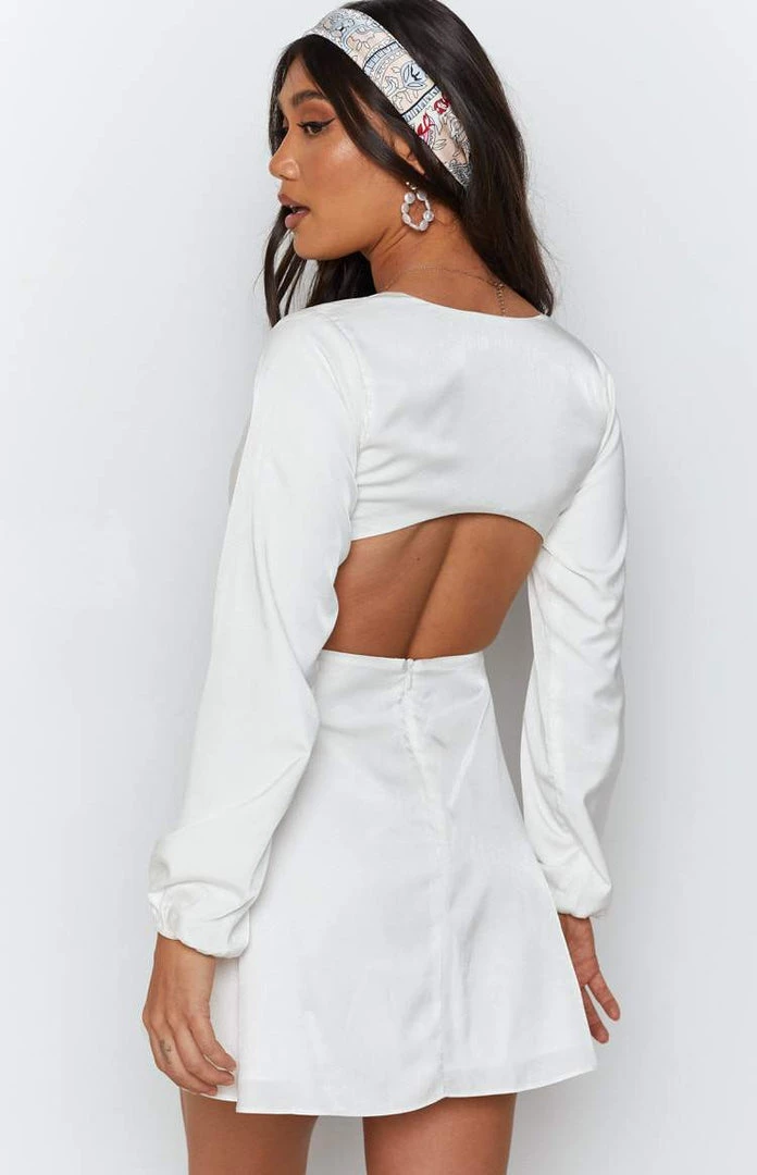 BB Exclusive Mars Twist Mini Dress White 10 BB Exclusive Mars Twist Mini Dress White