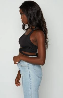 Beginning Boutique Tops Mack Black Top