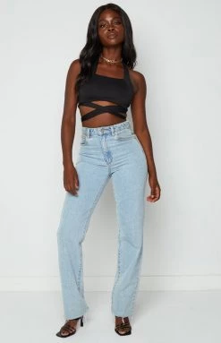 Beginning Boutique Tops Mack Black Top