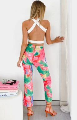 Beginning Boutique Madilyn Pants Rainbow Bottoms
